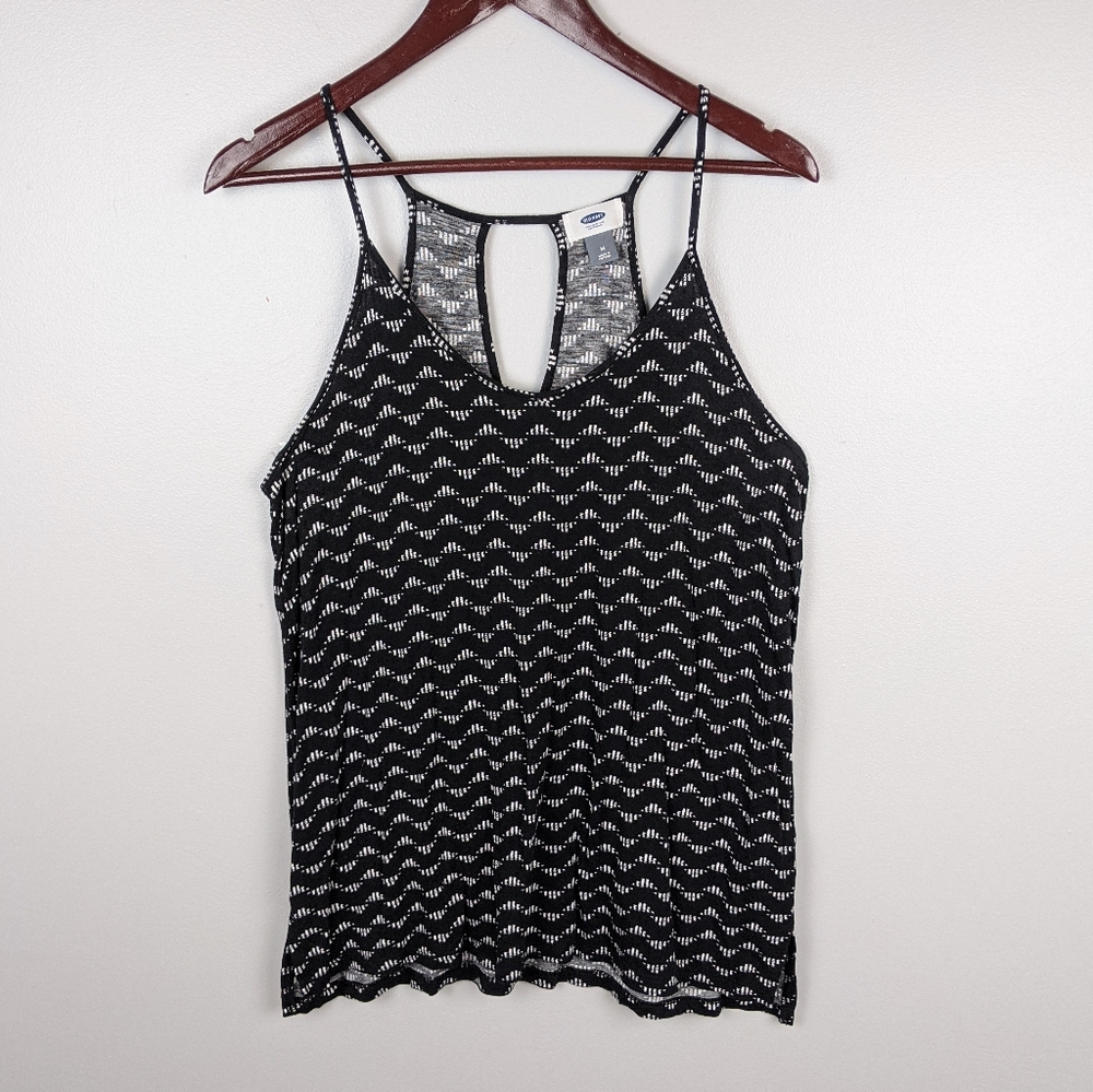Old Navy | Black and White Strappy Tank Size M